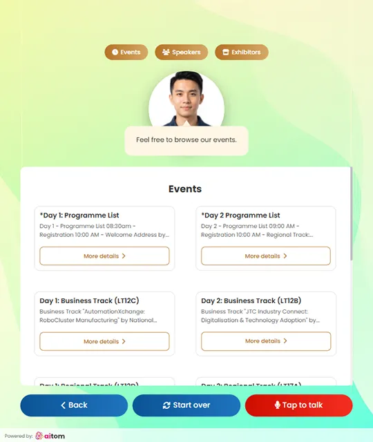 Browse Schedule