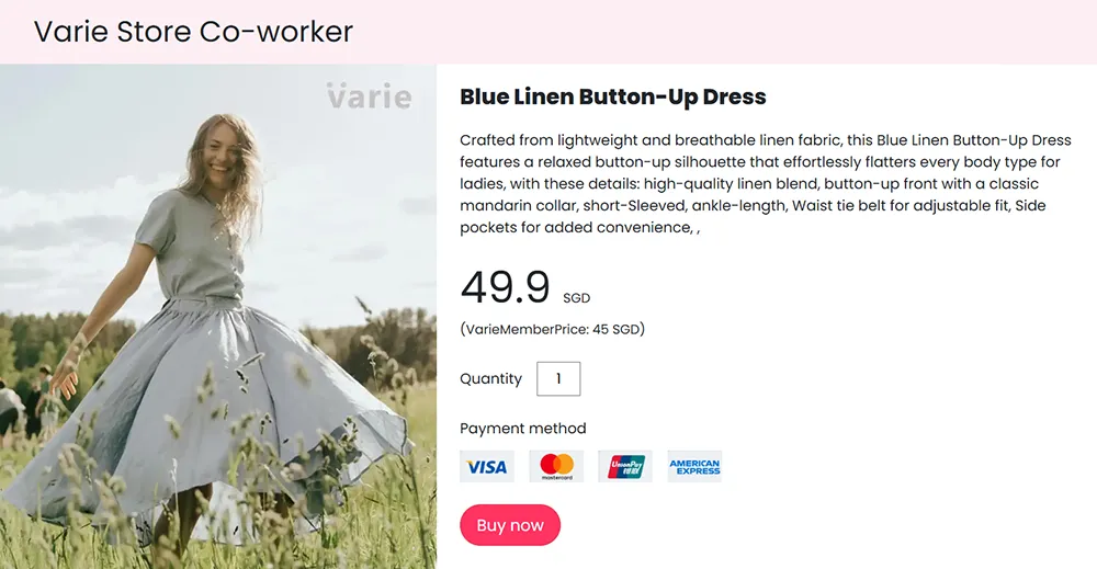Purchase Page